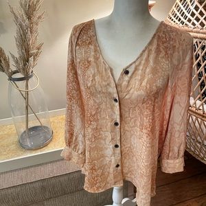 Snake print blouse